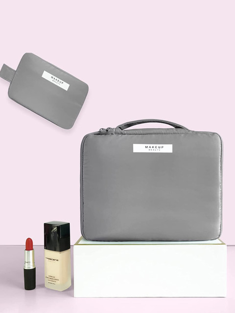 Queue Pack Of 2 Solid Cosmetic Bag