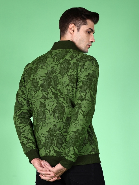 The Indian Garage Co Men Green Printed Sweatshirt - Image 4