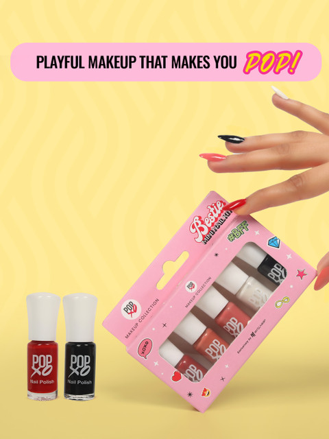 MyGlamm Popxo Mini Nail Kit-Bestie, 15ml - Image 6