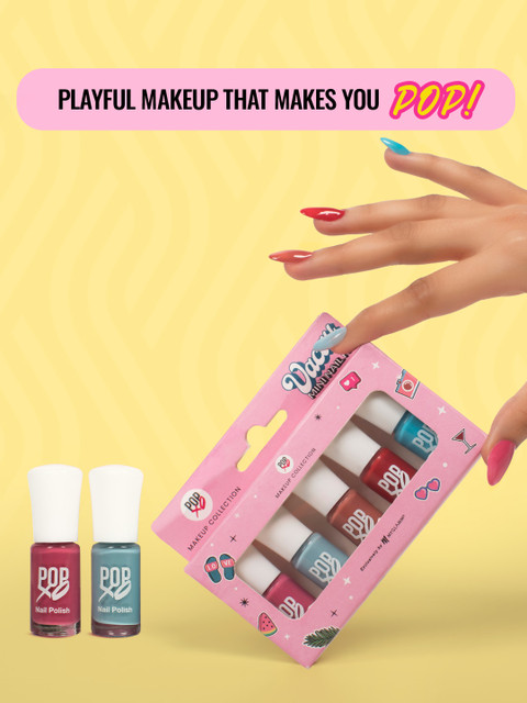 MyGlamm Popxo Mini Nail Kit-Vacay, 15ml - Image 6