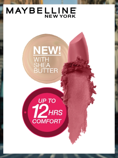 Maybelline New York Color Sensational Creamy Matte Lipstick - Touch of Spice 660 - Image 3