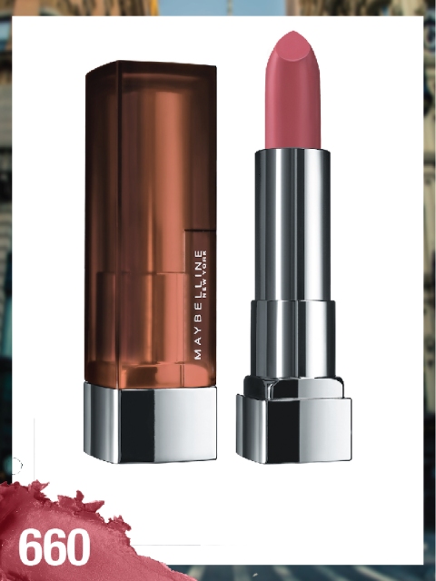 Maybelline New York Color Sensational Creamy Matte Lipstick - Touch of Spice 660 - Image 7