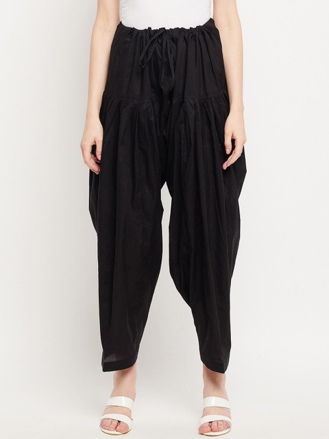 Clora Creation Women Pack of 2 Solid Pure Cotton Salwar - Image 2