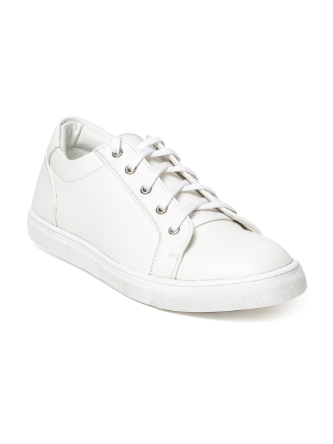 Bruno Manetti Men White Sneakers