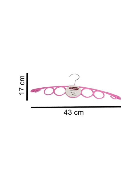 MARKET99 Pink & Silver Solid Hanger With Hooks - Image 3