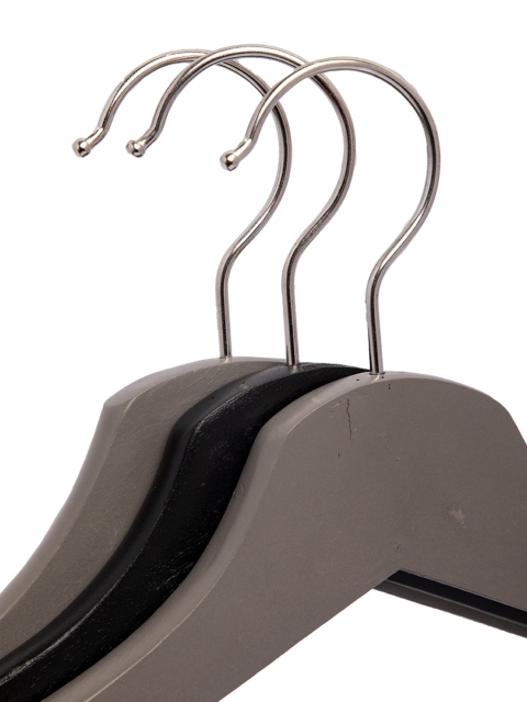 Market 99 VON CASA Set of 3 Wood Hanger, Assorted Colours - Image 5