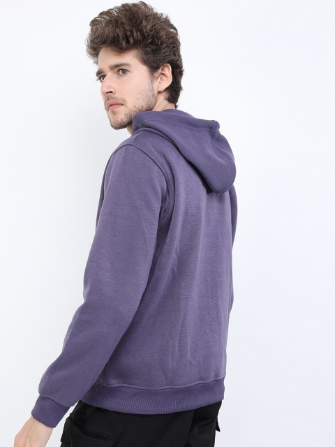 HIGHLANDER Men Blue Hooded Long Sleeves Sweatshirt - Image 5