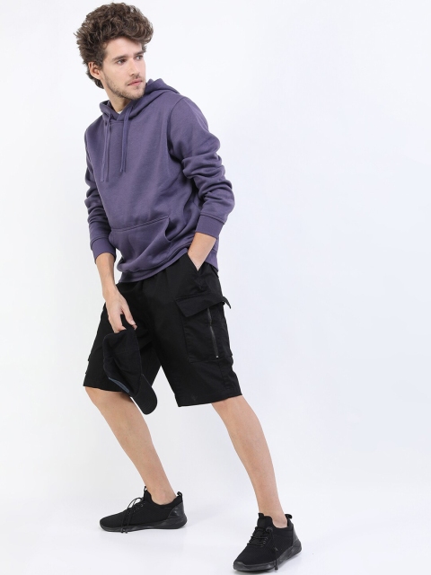 HIGHLANDER Men Blue Hooded Long Sleeves Sweatshirt - Image 6