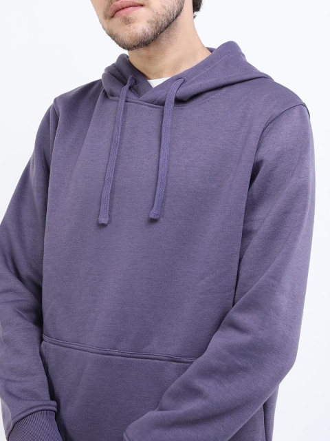 HIGHLANDER Men Blue Hooded Long Sleeves Sweatshirt - Image 2