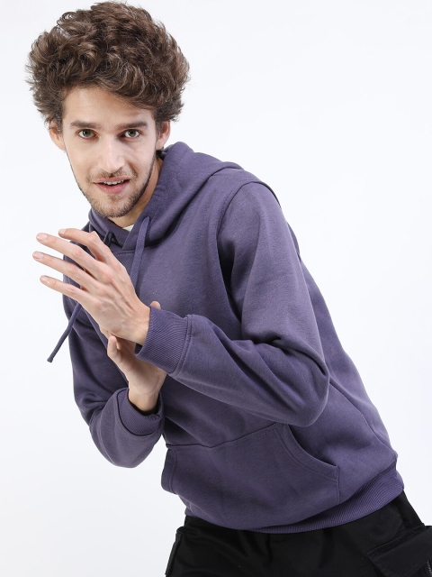 HIGHLANDER Men Blue Hooded Long Sleeves Sweatshirt - Image 3