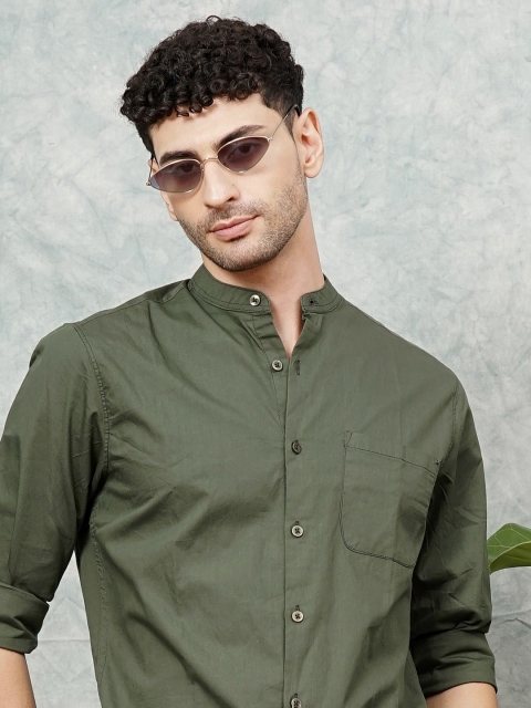 The Indian Garage Co Men Regular Fit Opaque Casual Shirt - Image 7