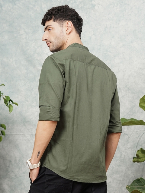 The Indian Garage Co Men Regular Fit Opaque Casual Shirt - Image 5