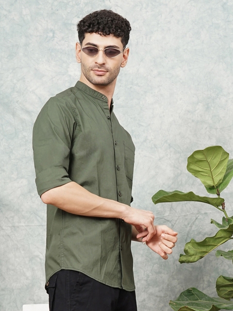 The Indian Garage Co Men Regular Fit Opaque Casual Shirt - Image 3