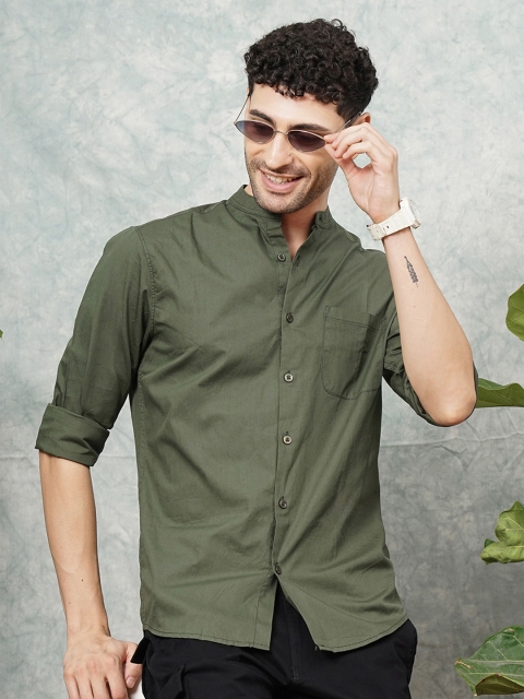 The Indian Garage Co Men Regular Fit Opaque Casual Shirt