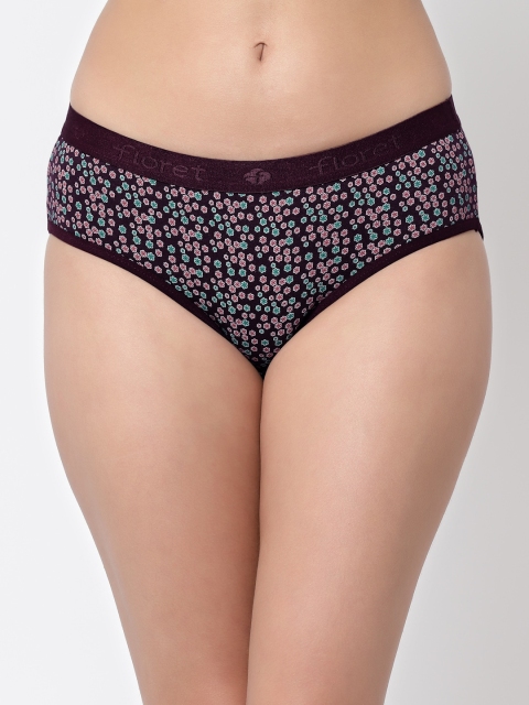 Floret Women Pack Of 3 Assorted Hipster Briefs - Image 3