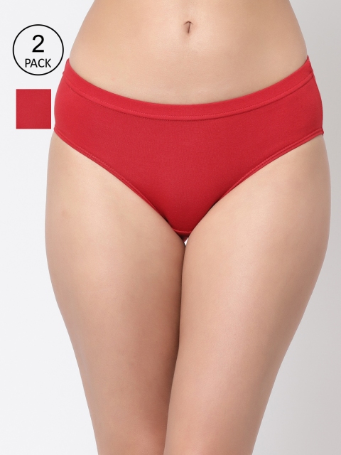 Floret Women Pack Of 2 Assorted Hipster Briefs