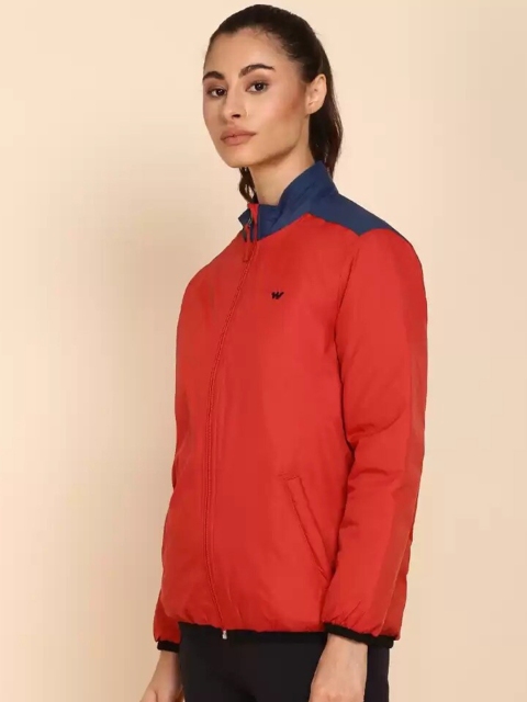 Wildcraft Women Red Lightweight Longline Outdoor Sporty Jacket - Image 3