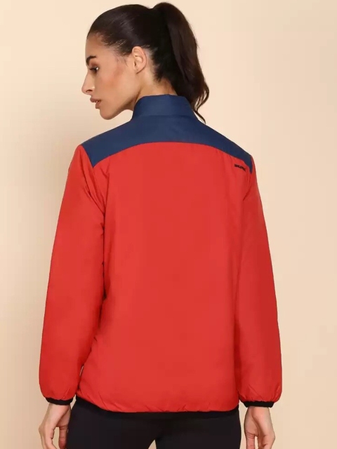 Wildcraft Women Red Lightweight Longline Outdoor Sporty Jacket - Image 4