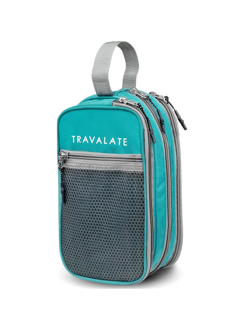 TRAVALATE Blue Colourblocked Structured Hobo Bag