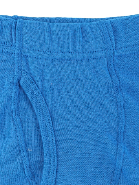 Bodycare Kids Boys Pack of 2 Royal Blue & Grey Solid Pure Cotton Trunks KGA2067RBG-PK005 - Image 5
