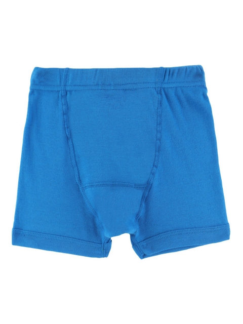 Bodycare Kids Boys Pack of 2 Royal Blue & Grey Solid Pure Cotton Trunks KGA2067RBG-PK005 - Image 3