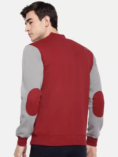 Wildcraft Men Red Cotton Solid Sweatshirt - Image 5