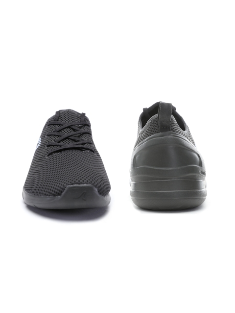 Newfeel By Decathlon Men Black Mesh Walking Shoes - Image 3