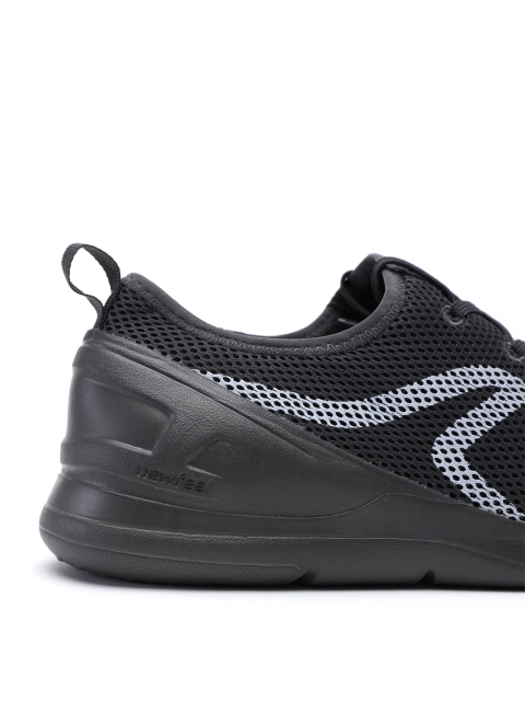 Newfeel By Decathlon Men Black Mesh Walking Shoes - Image 5