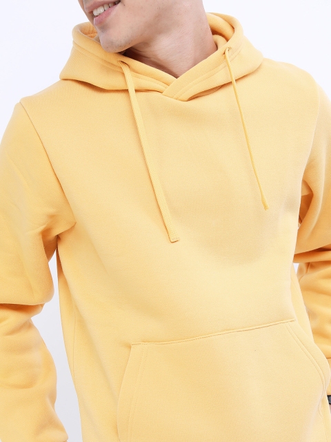 HIGHLANDER Men Yellow Hooded Sweatshirt - Image 2
