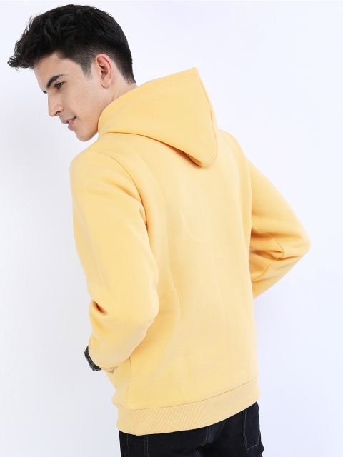 HIGHLANDER Men Yellow Hooded Sweatshirt - Image 4
