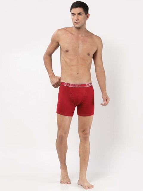 SPORTO Men Pack of 2 Solid Cotton Trunks - Image 6
