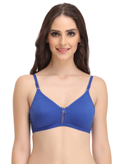 Clovia Smoothie Non-Padded Cotton Rich Non-Wired Full Coverage Bra