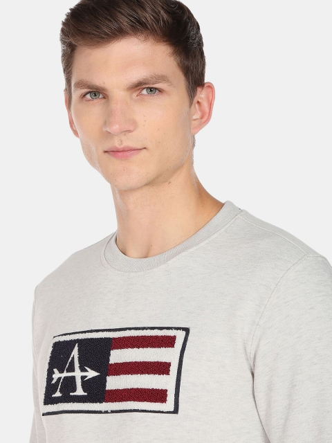 Arrow Sport Men Applique Sweatshirt - Image 2
