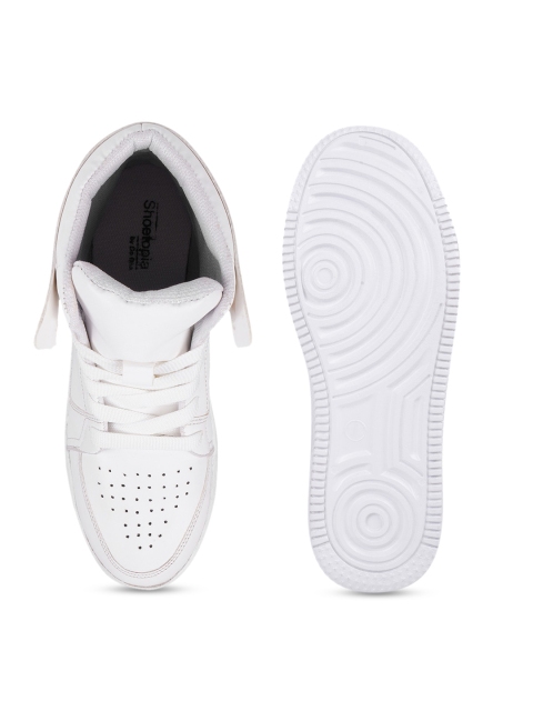 Shoetopia Women Perforations High-Top Sneakers - Image 6