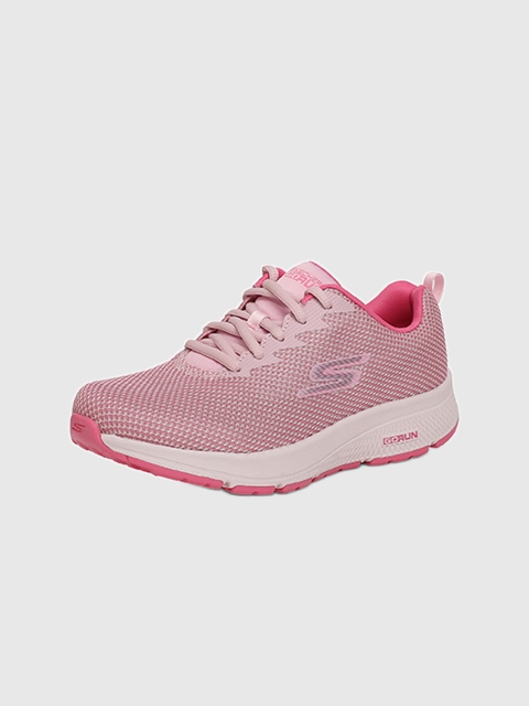 Skechers Go Run Consistent Women Pink Mesh Sports Shoes - Image 6