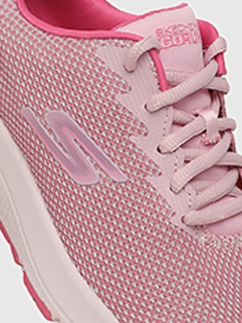Skechers Go Run Consistent Women Pink Mesh Sports Shoes - Image 7