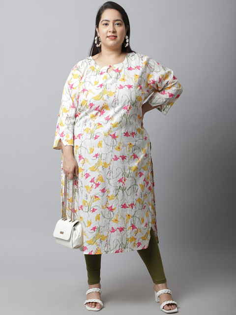 TAG 7 Women Plus Size Olive Green Solid Ankle-Length Plus Size Leggings - Image 5