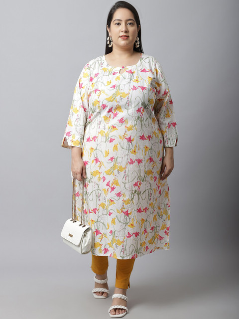 TAG 7 Women Plus Size Mustard Solid Leggings - Image 5