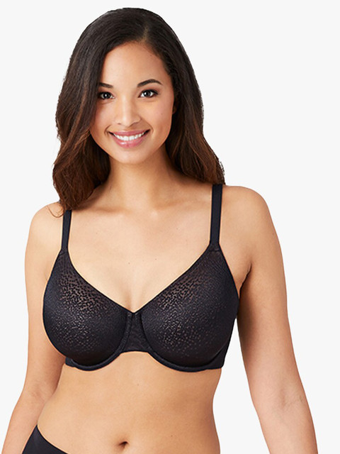 Wacoal Plus Size Women Black Underwired Rapid-Dry Embellished Bra