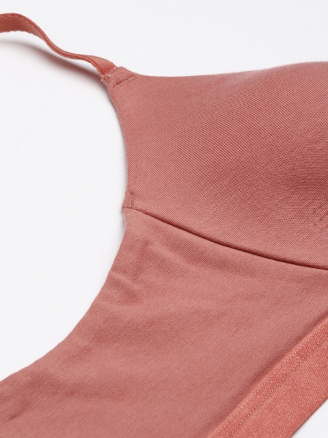 Enamor Padded Non-Wired Medium Coverage Soft Cups and Invisi Neckline Cotton T-Shirt Bra - Image 6