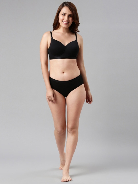Enamor Padded Non-Wired Full Coverage Fab Cool Technology, Antimicrobial T-Shirt Bra - Image 4