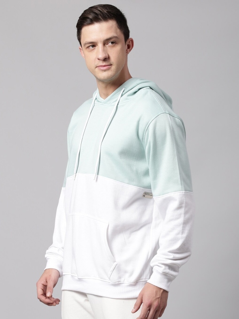 Dennis Lingo Men Colourblocked Hooded Sweatshirt - Image 4