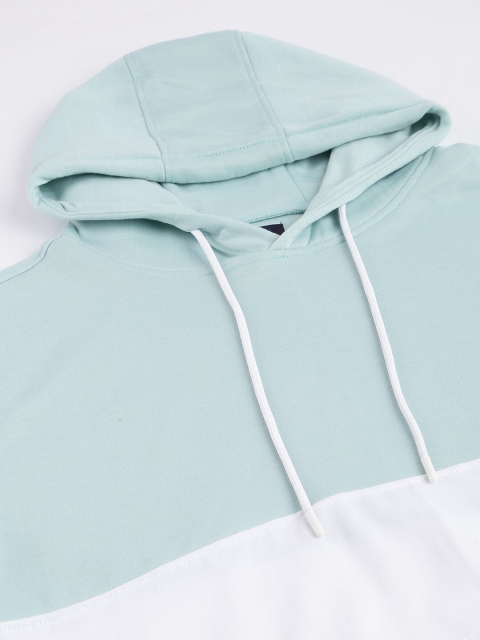 Dennis Lingo Men Colourblocked Hooded Sweatshirt - Image 2