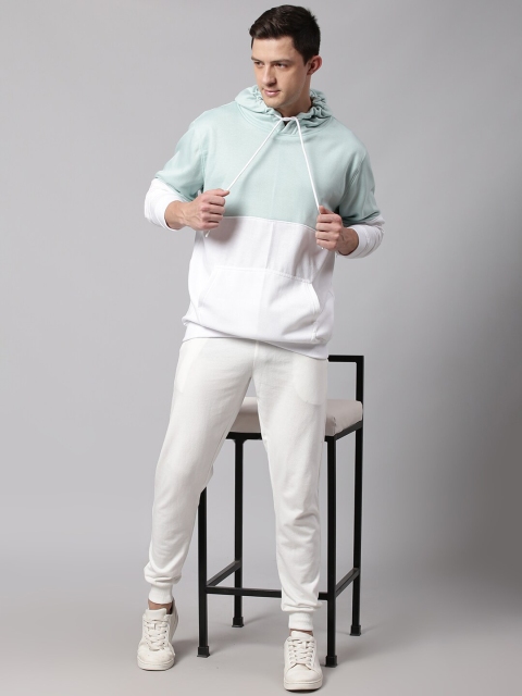Dennis Lingo Men Colourblocked Hooded Sweatshirt - Image 6