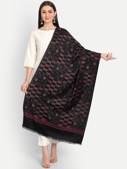 HK colours of fashion Women Woven Design Pashmina Shawl