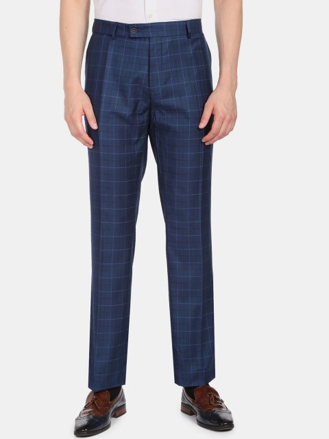 AD By Arvind Men Checked Single-Breasted 2-Piece Formal Suit - Image 7