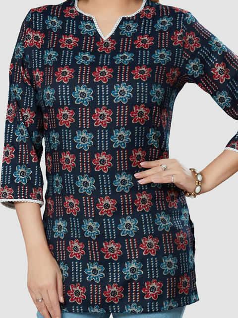 Home niche-market02 44 c53fe8d7 9330 4846 8bce 40698297a6611664453982821SareeSwargNavyBlueFloralPrintedKurti2