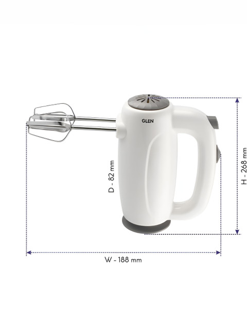 GLEN SA 4059 White 5 Speed Stirring Hand Blender - Image 7