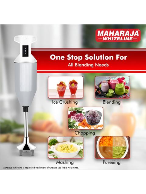 MAHARAJA WHITELINE 250W Grey 250W Hand Blender - Image 6