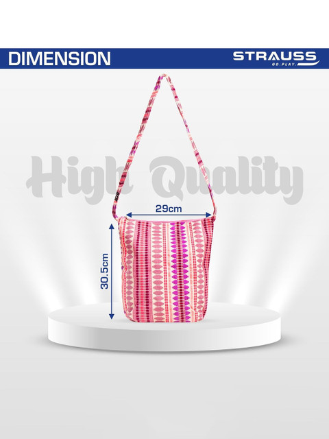 STRAUSS Printed Sling Bag - Image 5